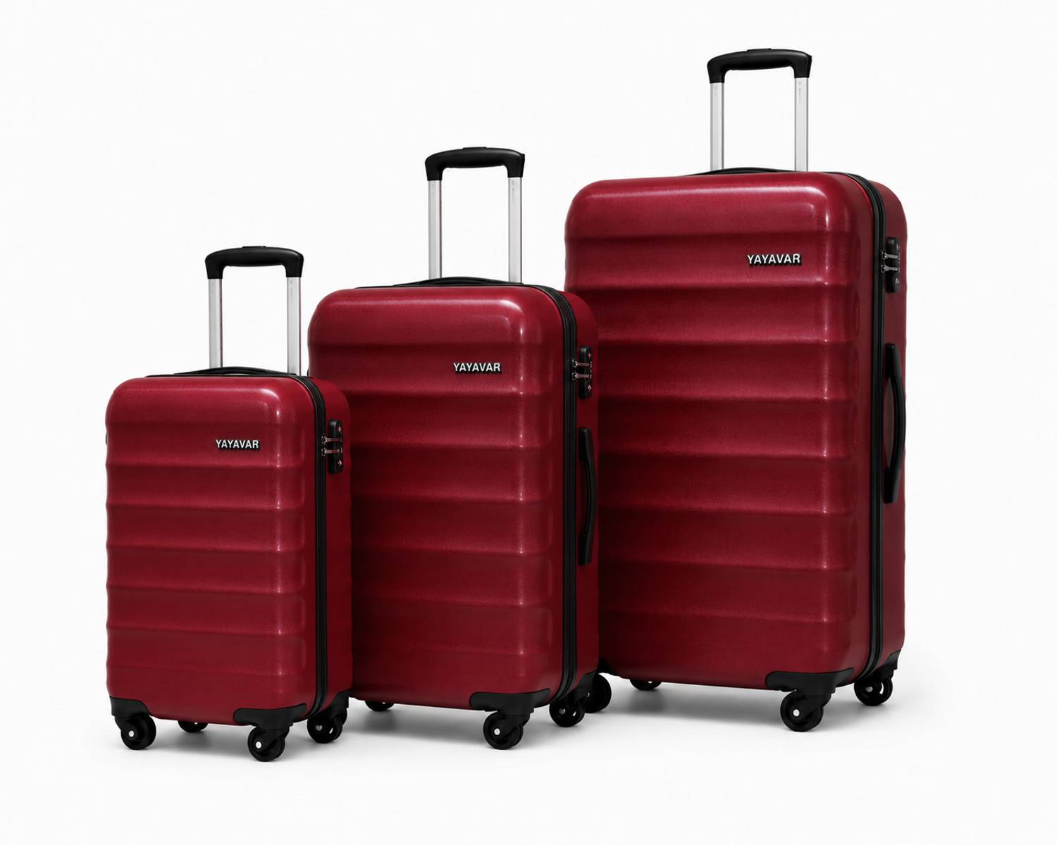 YAYAVAR OSLO 30 inch 4 Wheel Trolley Bag Pack of 3 - Image 1