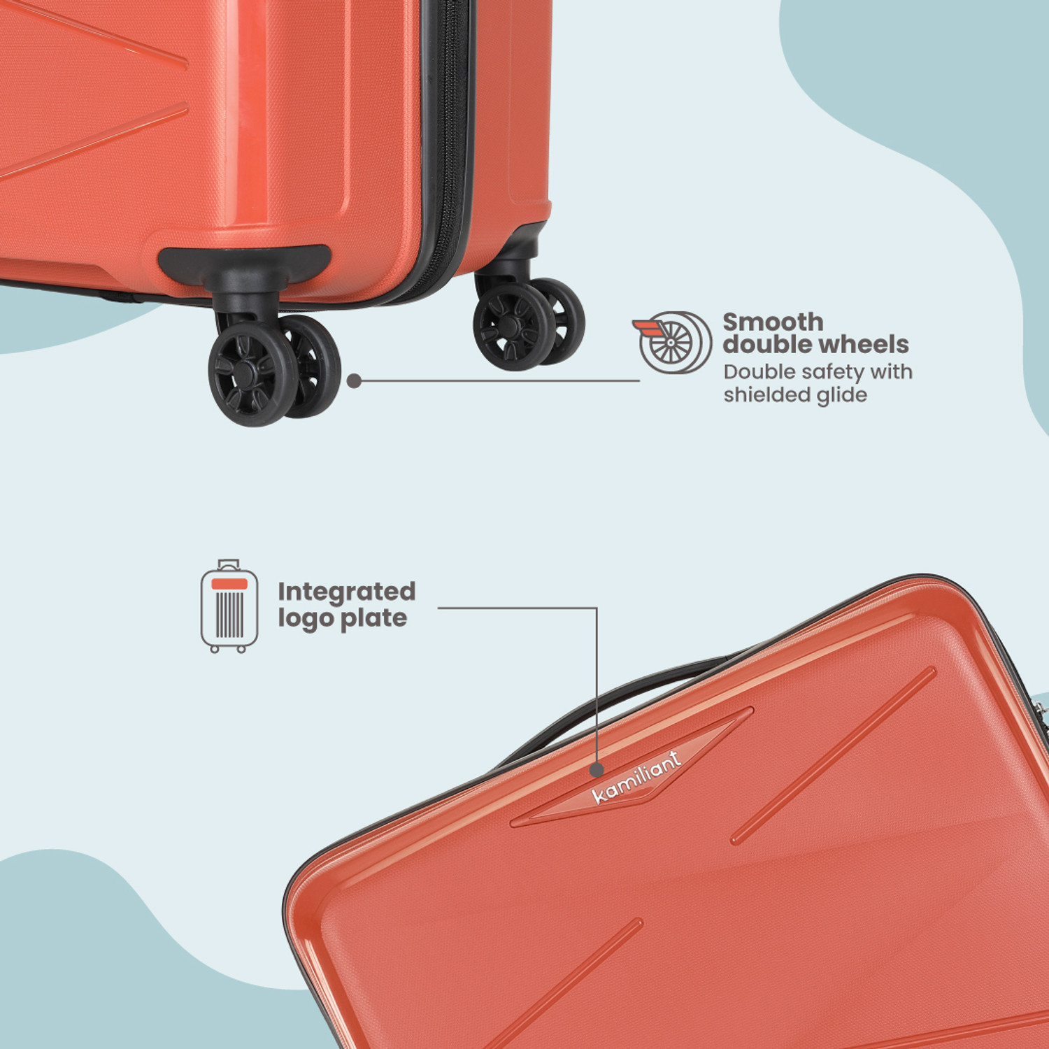 Image of KAMILIANT HK3 (2) 12 014 Cabin & Check-in Set 8 Wheels - 26 inch