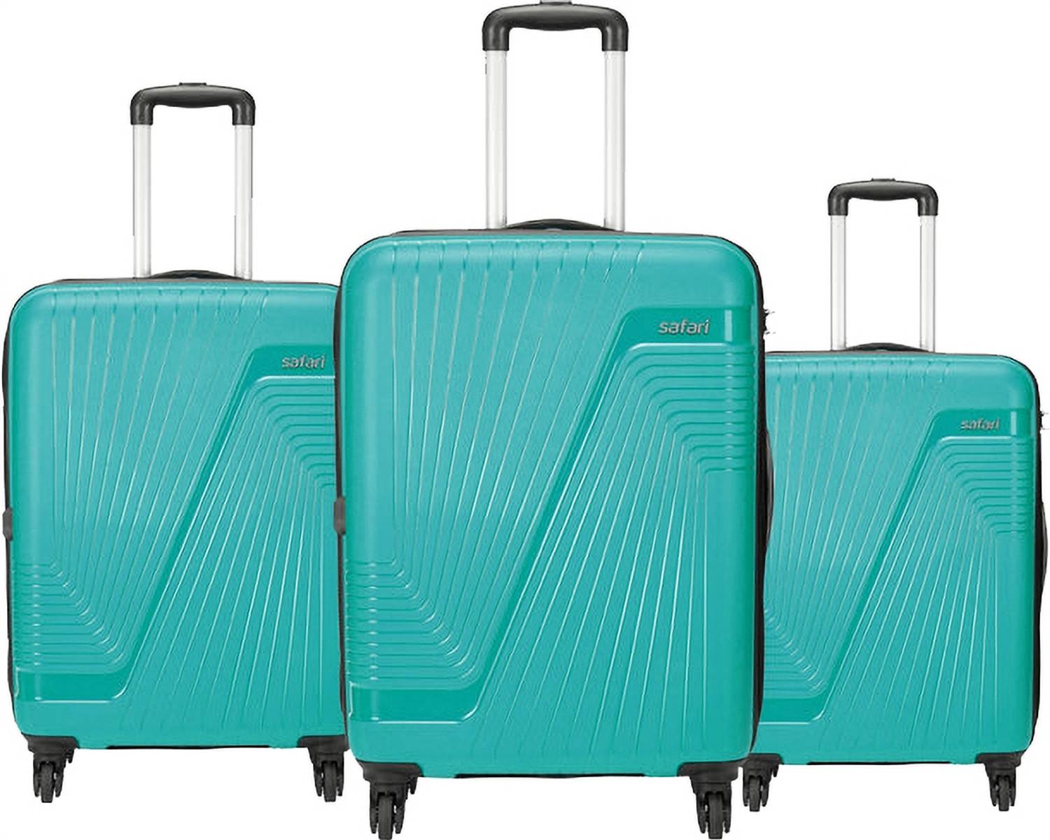 SAFARI ZION 7.5 Years Warranty 8W Luggage Set of 3 Trolley Bags