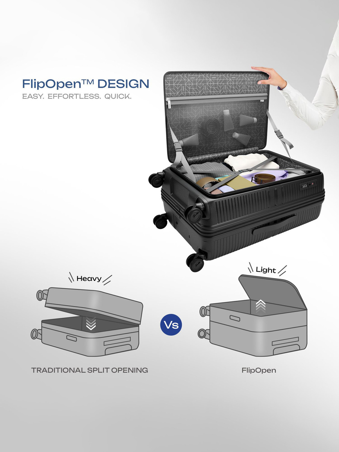 Image of SAFARI Trident 78 Check-in Suitcase 8 Wheels - 31 31
