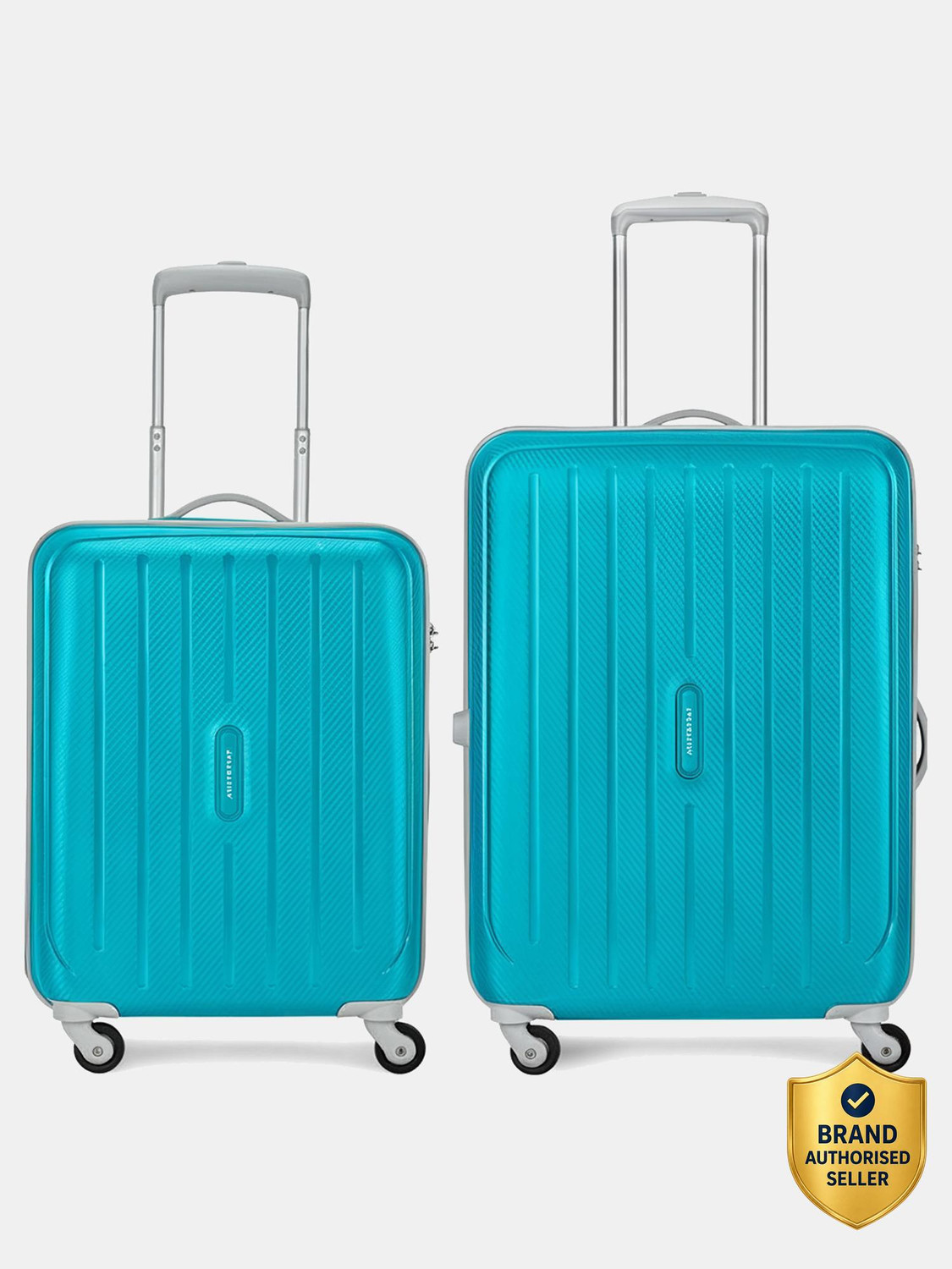Image of ARISTOCRAT of 2 (Small 55cm| Medium 65cm) - Trolley Bag Cabin & Check-in Set 4 Wheels - 27 inch
