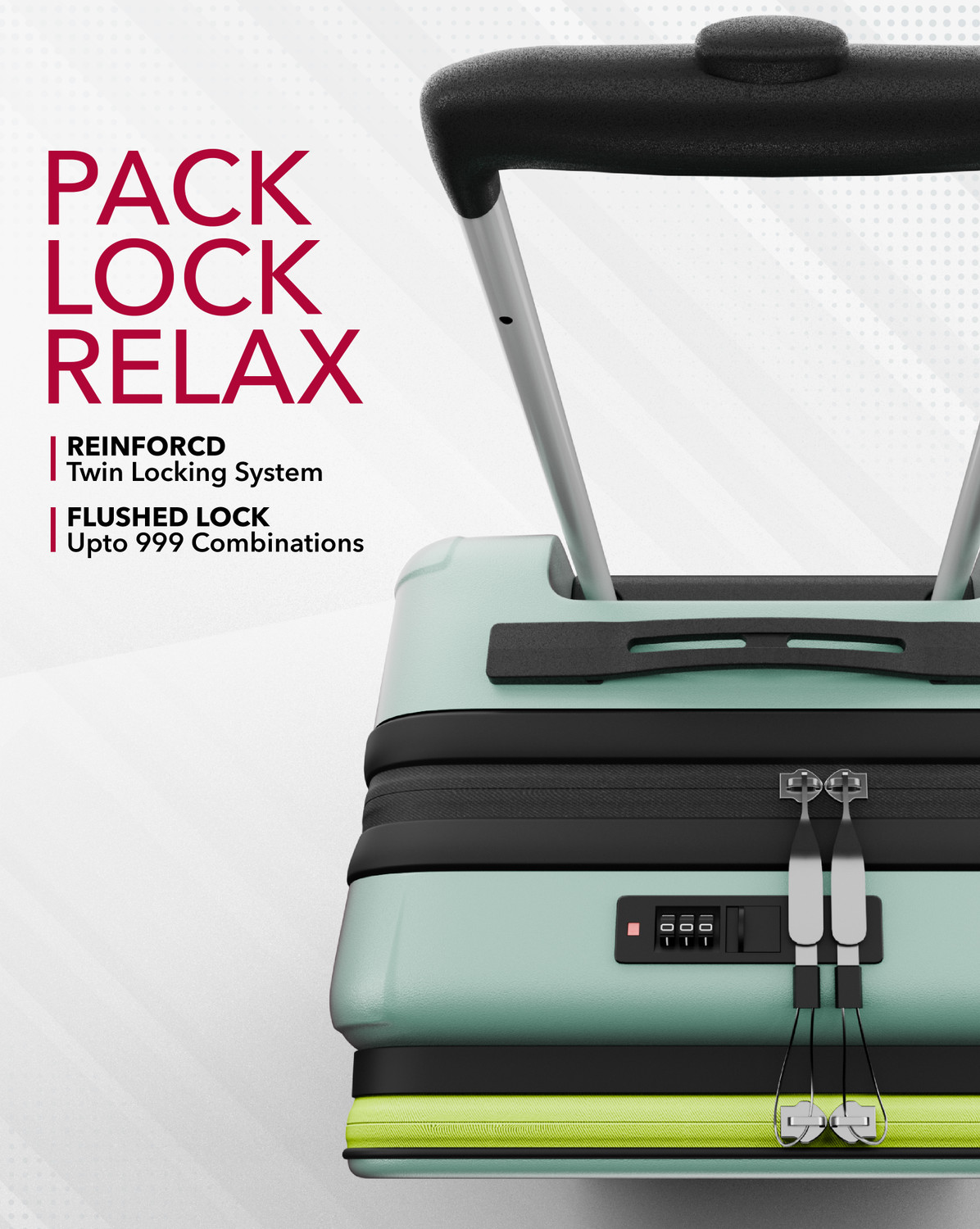 Image of ALFA by VIP Deep Space Hard Side Laptop Compartment Trolley with Combination Lock Cabin Suitcase 8 Wheels - 22 Inch