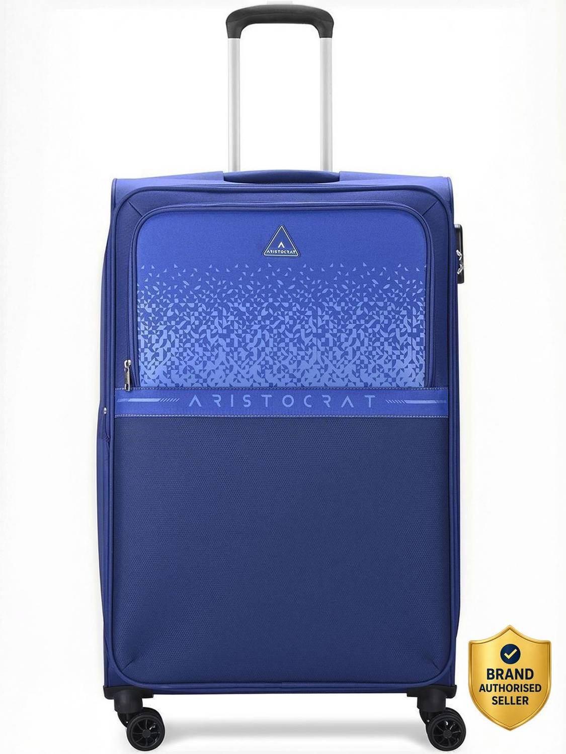 ARISTOCRAT Drift Trolley Bag | Soft Luggage | Combination Lock with Sturdy Zipper Expandable Check-in Suitcase 8 Wheels - 28 inch