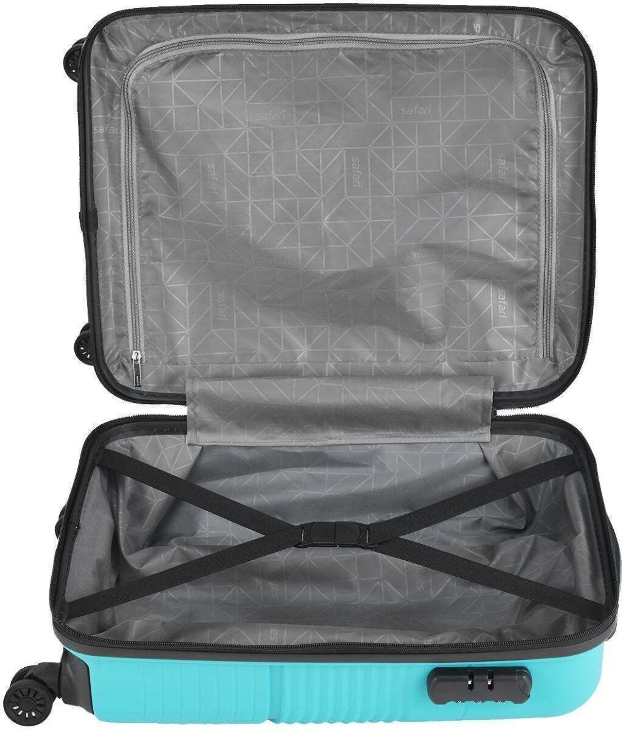 Image of SAFARI CarPolypropylene 5 Years Warranty Set of 3 Trolley Bags (55 & 67 & 76 cm) Cabin & Check-in Set 4 Wheels - 29 inch