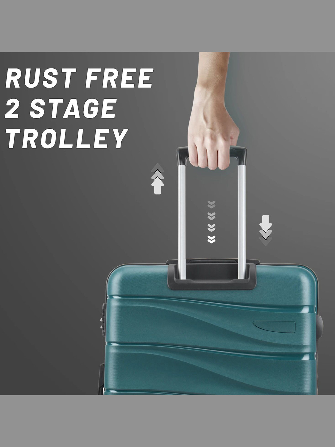 Image of ARISTOCRAT Olympus 3 (Small 55cm | Medium 66cm | Large 77cm) - Trolley Bag Cabin & Check-in Set 8 Wheels - 30 Inch