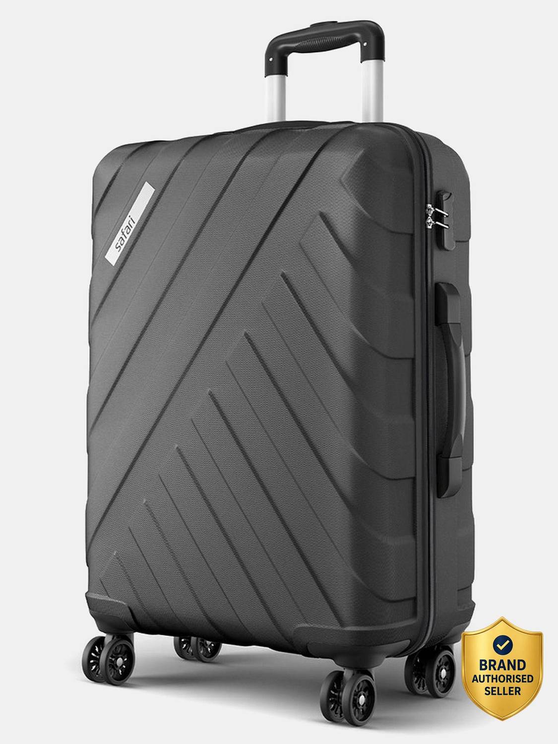 SAFARI Voro Check-in Suitcase 8 Wheels - 30 inch GUN METAL - Price