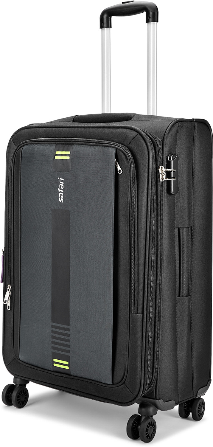 Image of SAFARI GAMMA NEO 65 4W BLACK Expandable Check-in Suitcase 4 Wheels - 26 Inches