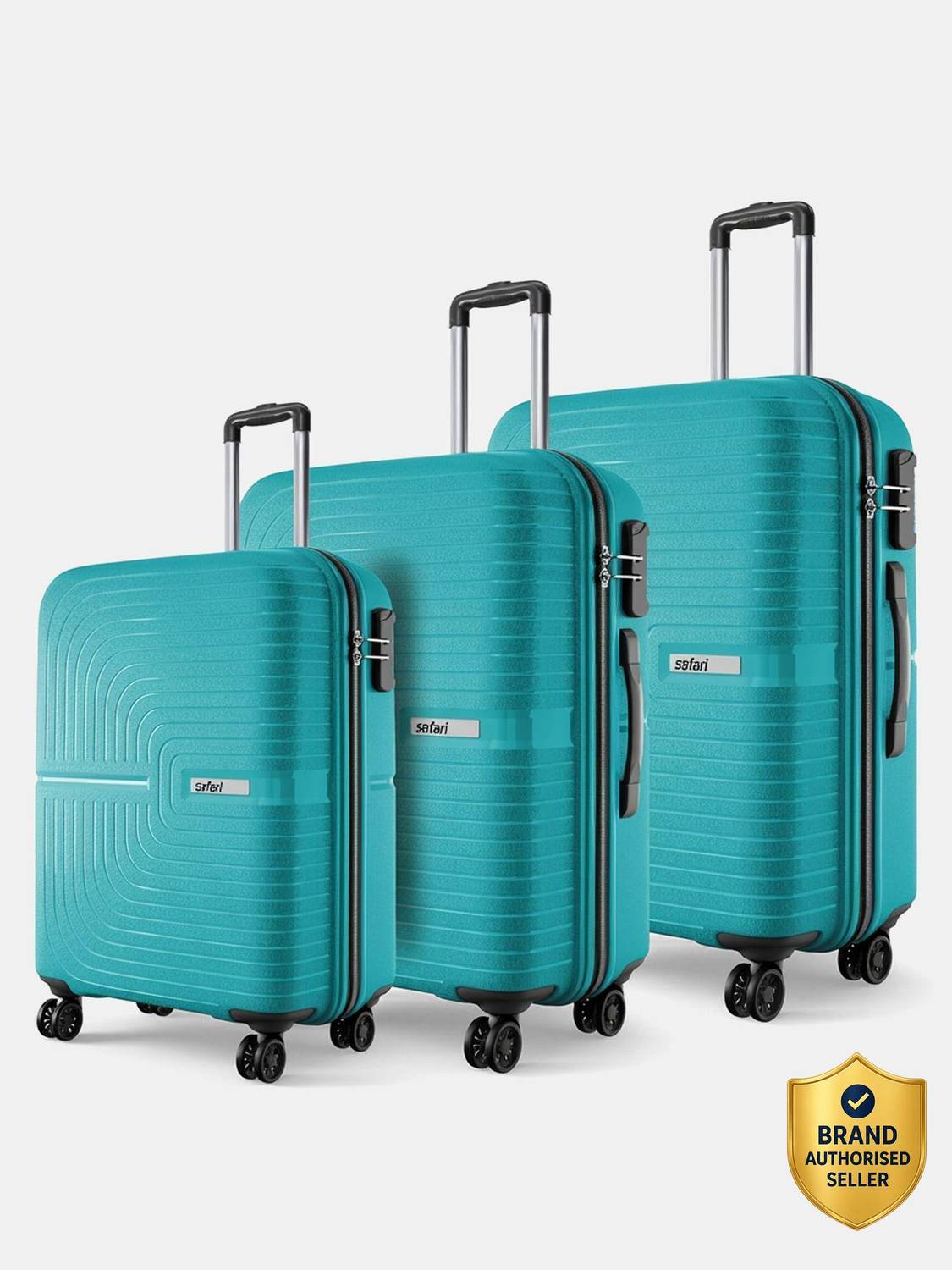 SAFARI ECLIPSENEO 3 Small 55cm Cabin & Check-in Set 8 Wheels Pack of 3