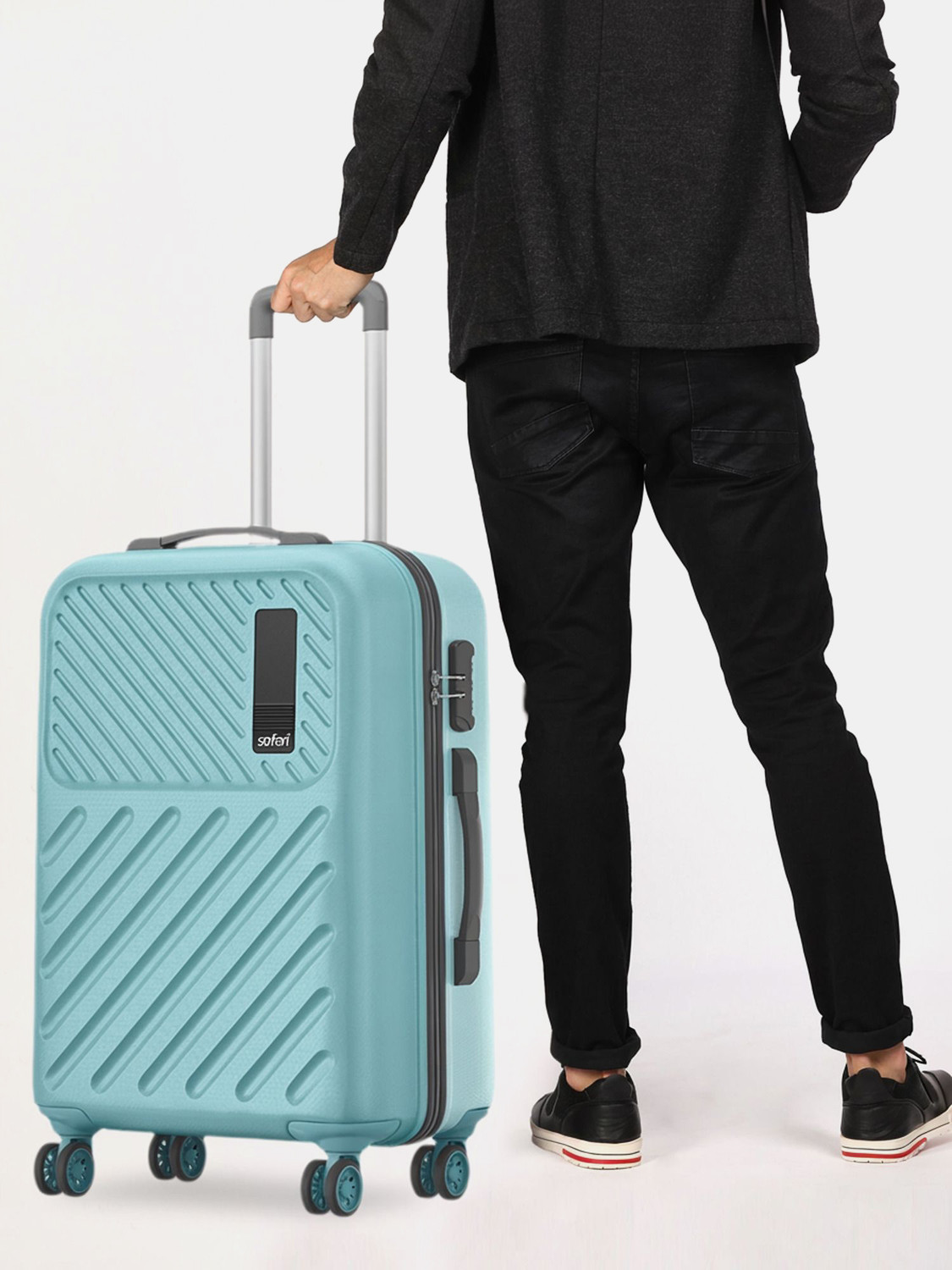 Image of SAFARI Medium Check-in Suitcase (66 cm) 8 Wheels - ZODIAC 66 - Teal