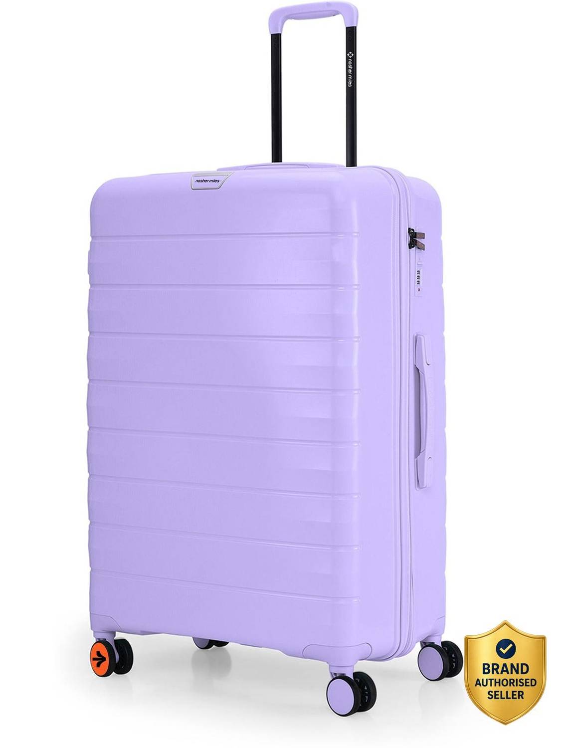 NASHER MILES Vienna Hard-Sided Polypropylene Check-in Luggage Purple 75cm Trolley Bag Check-in Suitcase 8 Wheels - 28 inch