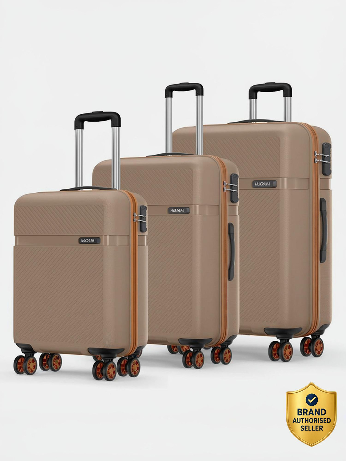 Image of SAFARI Fury 55 /66 /75 4W Fossil Cabin & Check-in Set 8 Wheels - 30 Inches