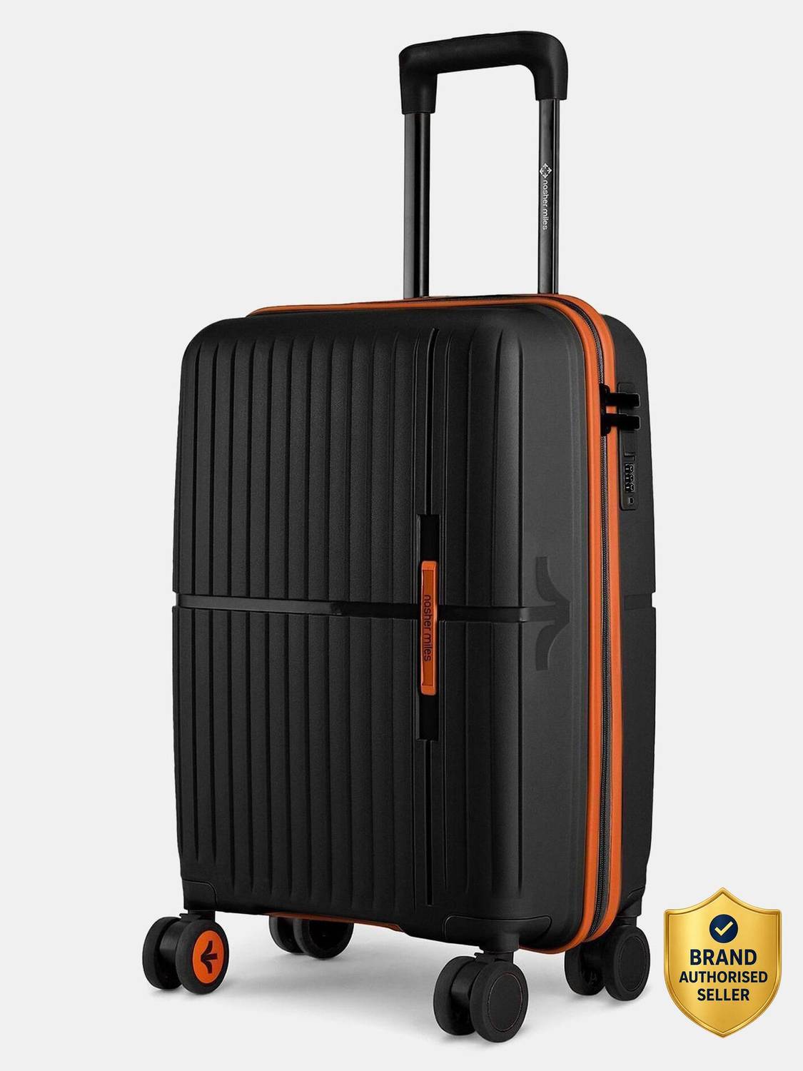 NASHER MILES Springfield 20 inch Black Cabin Suitcase - Image 1