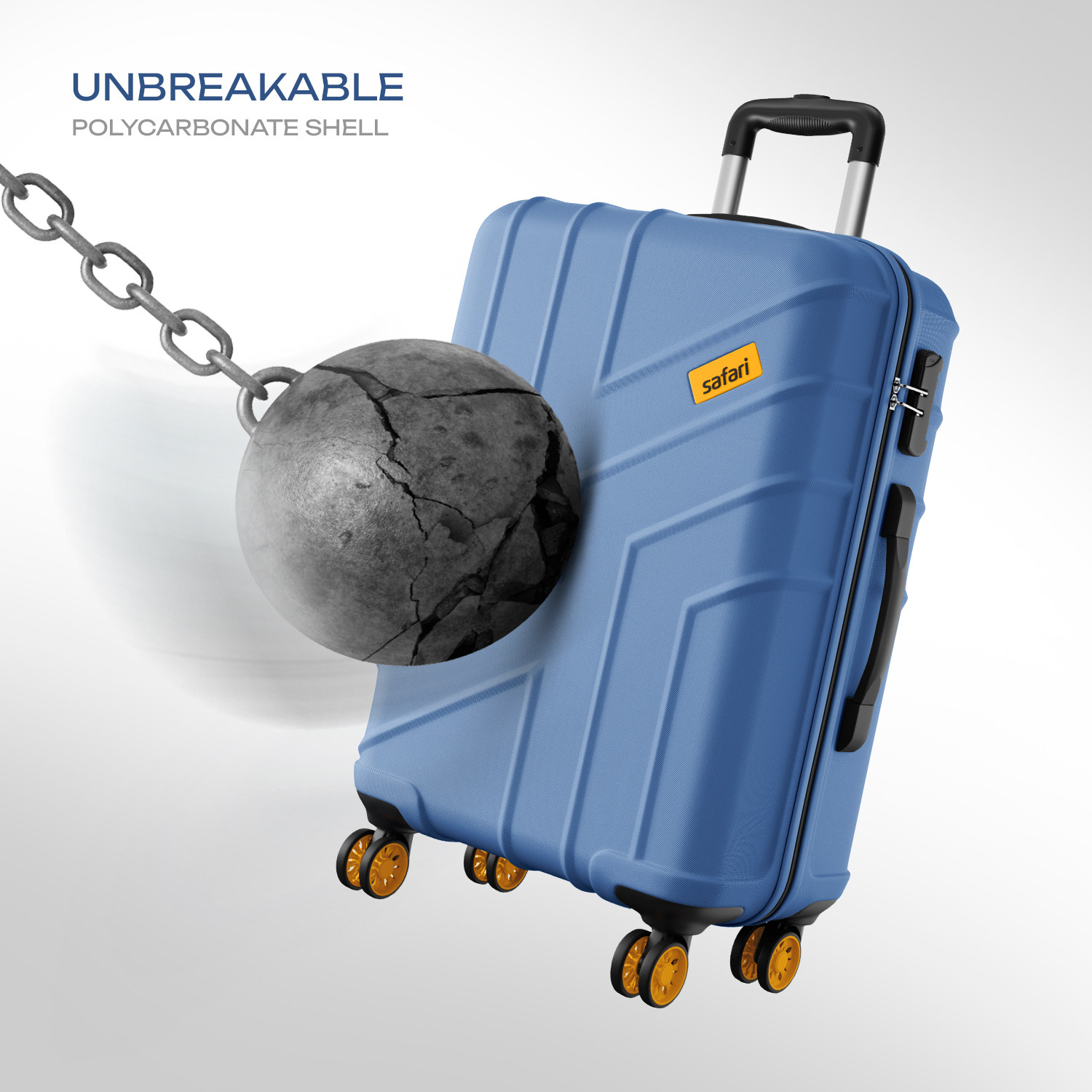 Image of SAFARI STRATOS Check-in Suitcase 8 Wheels - 28 inch