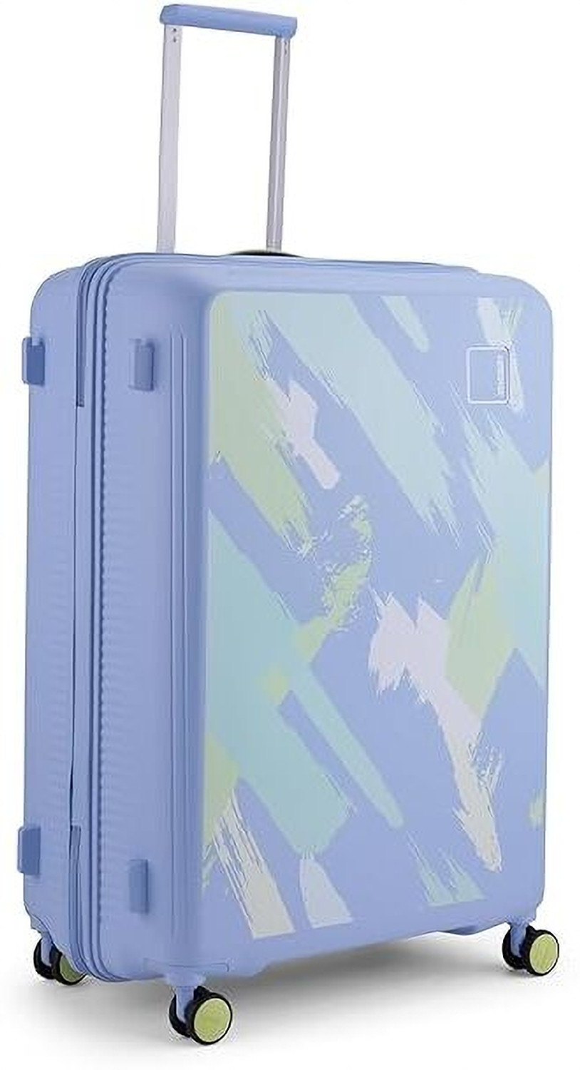 Image of AMERICAN TOURISTER Printed hard Suitcase trolley bag with 8 wheel,TSA lock & 3 yrs warranty Check-in Suitcase 8 Wheels - 27 inch