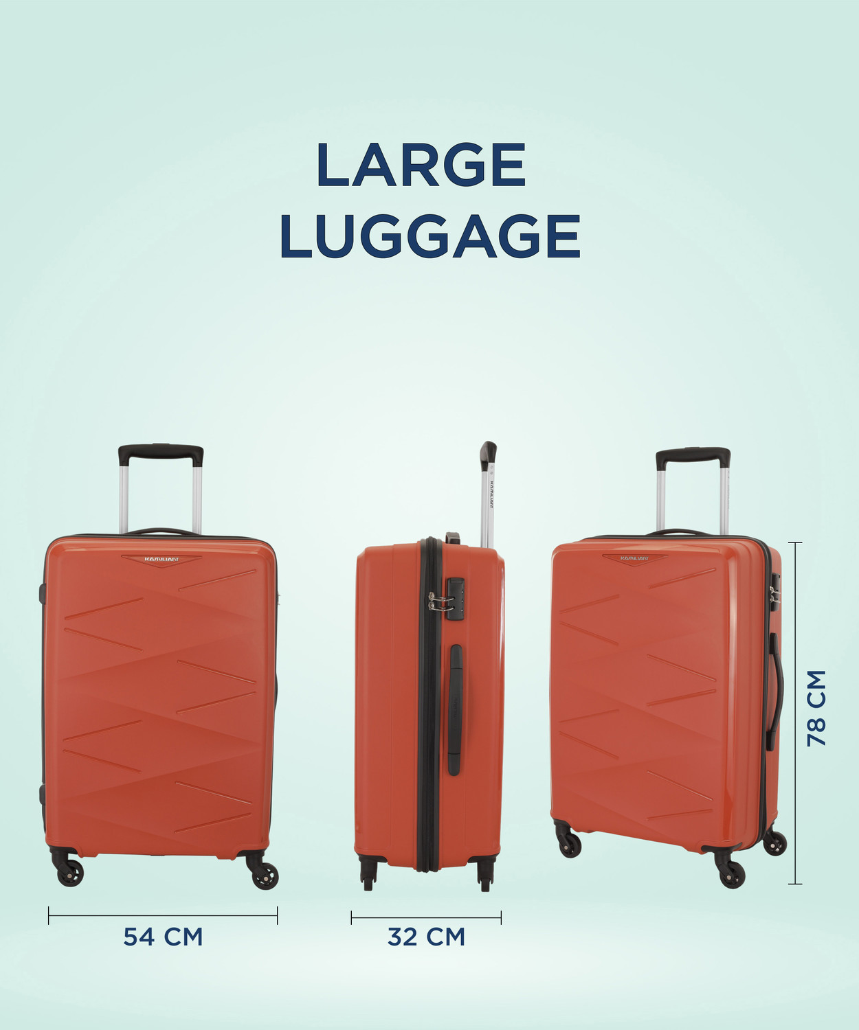 Image of Kamiliant by American Tourister Combination Lock-Triprism Check-in Suitcase 4 Wheels - 30 inches