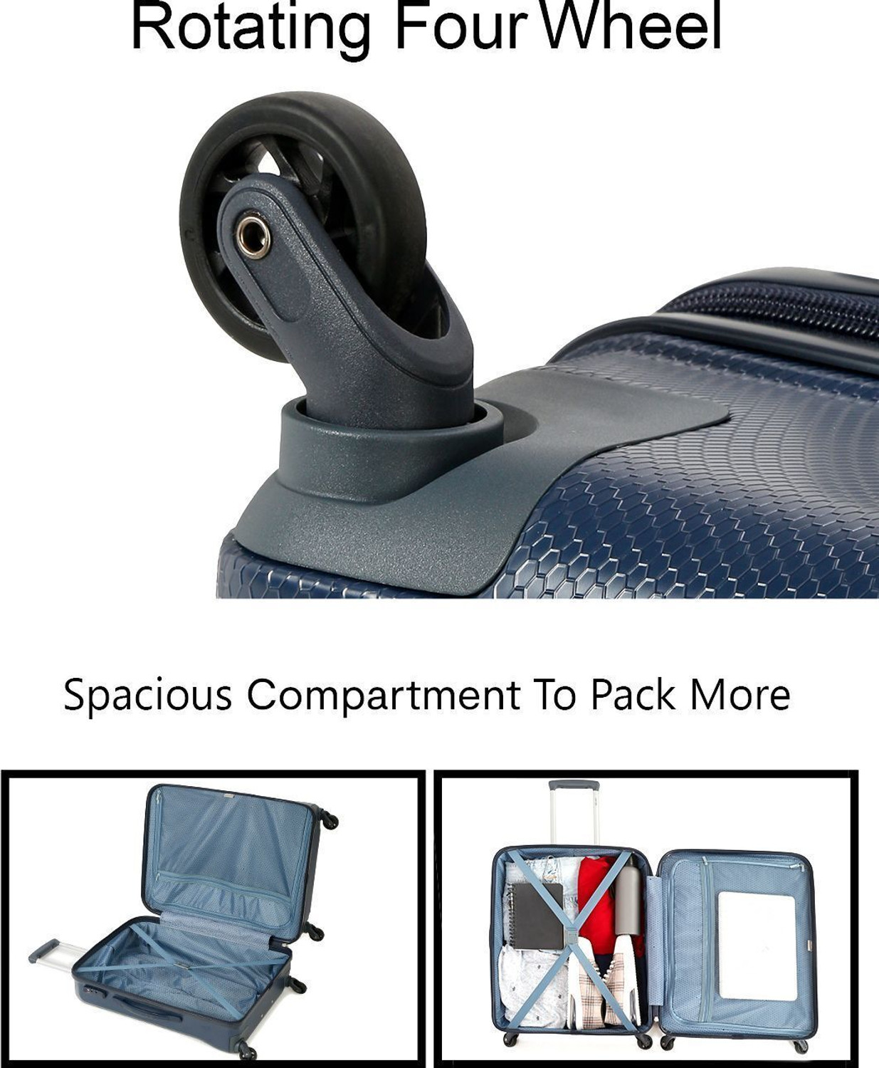 Image of DELSEY PARIS Misam Check-in Suitcase 4 Wheels - 26 Inch