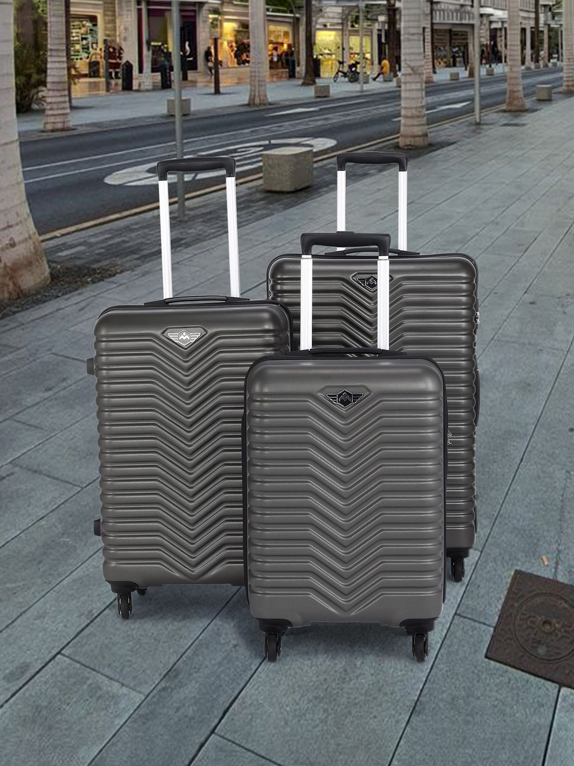 Image of METRONAUT Pivot Set-3 (30 Inch+ 26 Inch+ 22 Inch) Cabin & Check-in Set 4 Wheels - 30 30 Inch