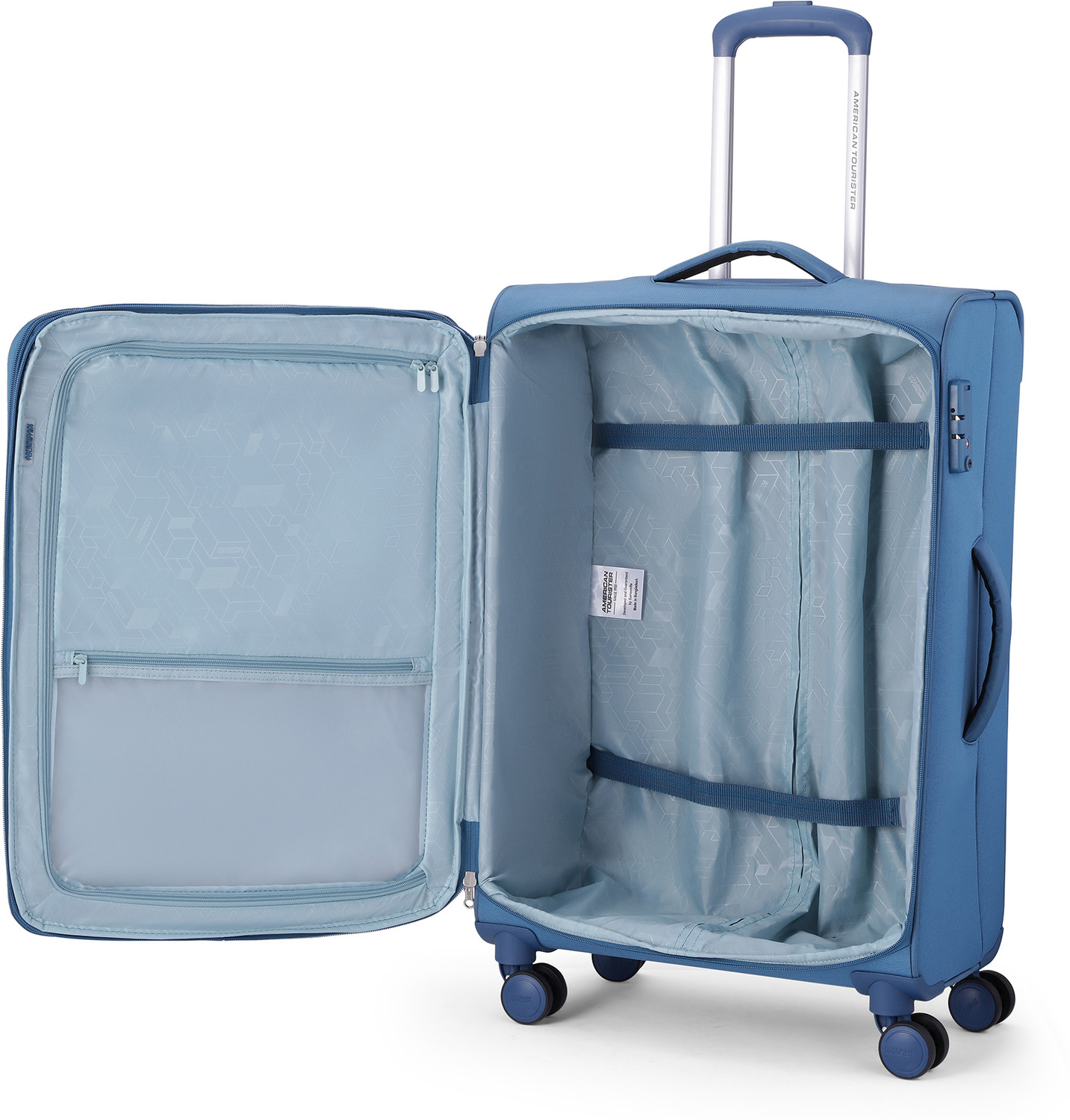 Image of AMERICAN TOURISTER BERN Expandable Check-in Suitcase 8 Wheels - 28 inch