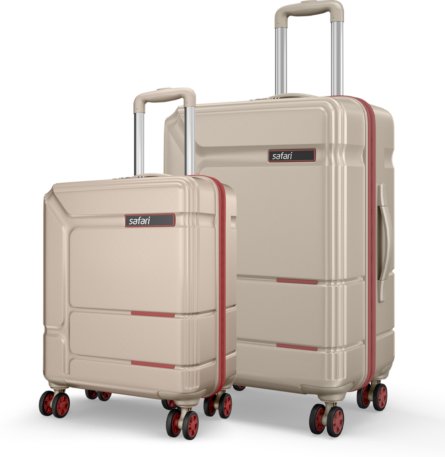 Image of SAFARI SQUADRON 55 /65 4W DARK CHAMPAGNE Cabin & Check-in Set 8 Wheels - 25 Inches