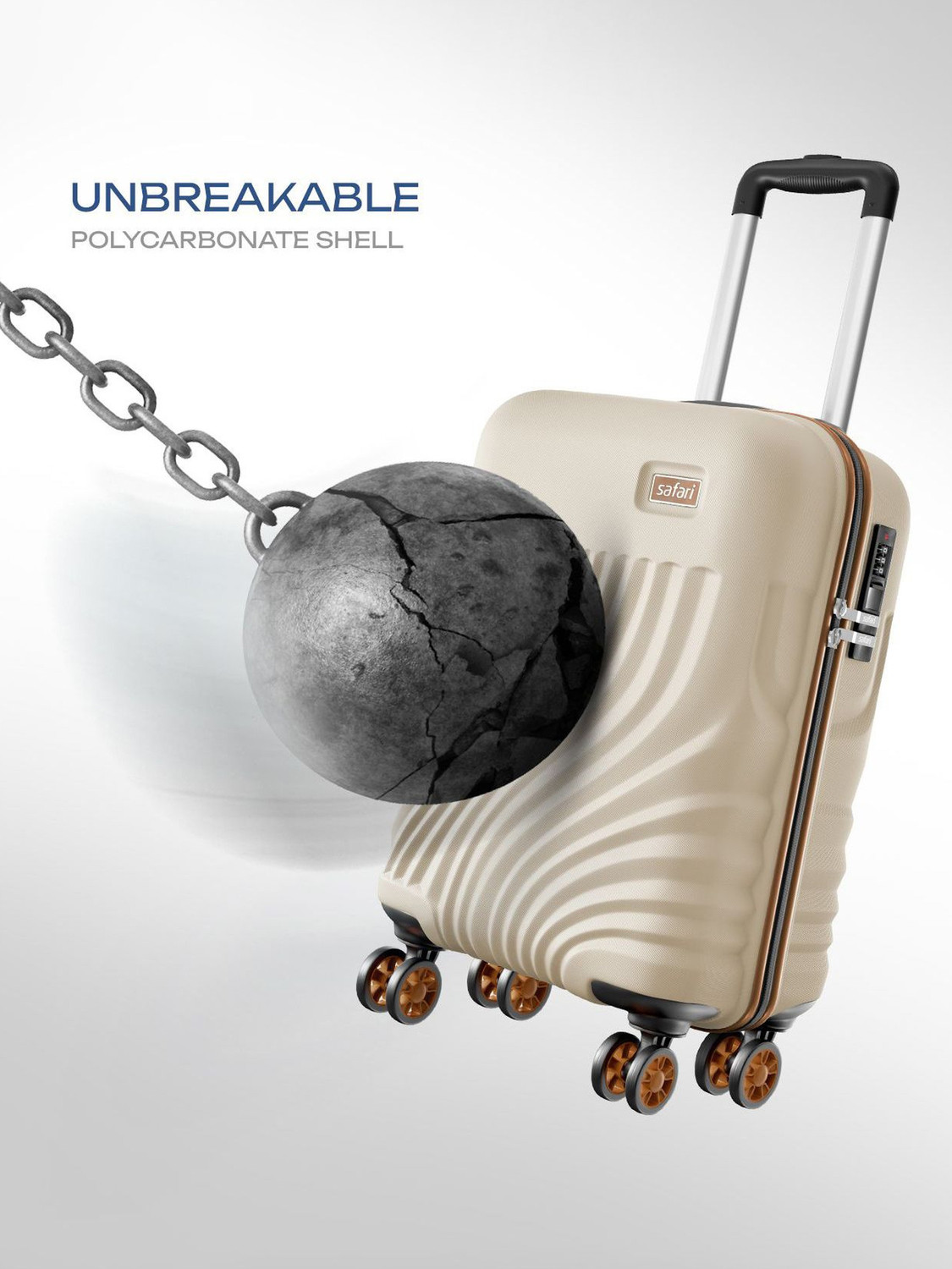 Image of SAFARI KEPLAR 4W Cabin Suitcase 8 Wheels - 22 inch