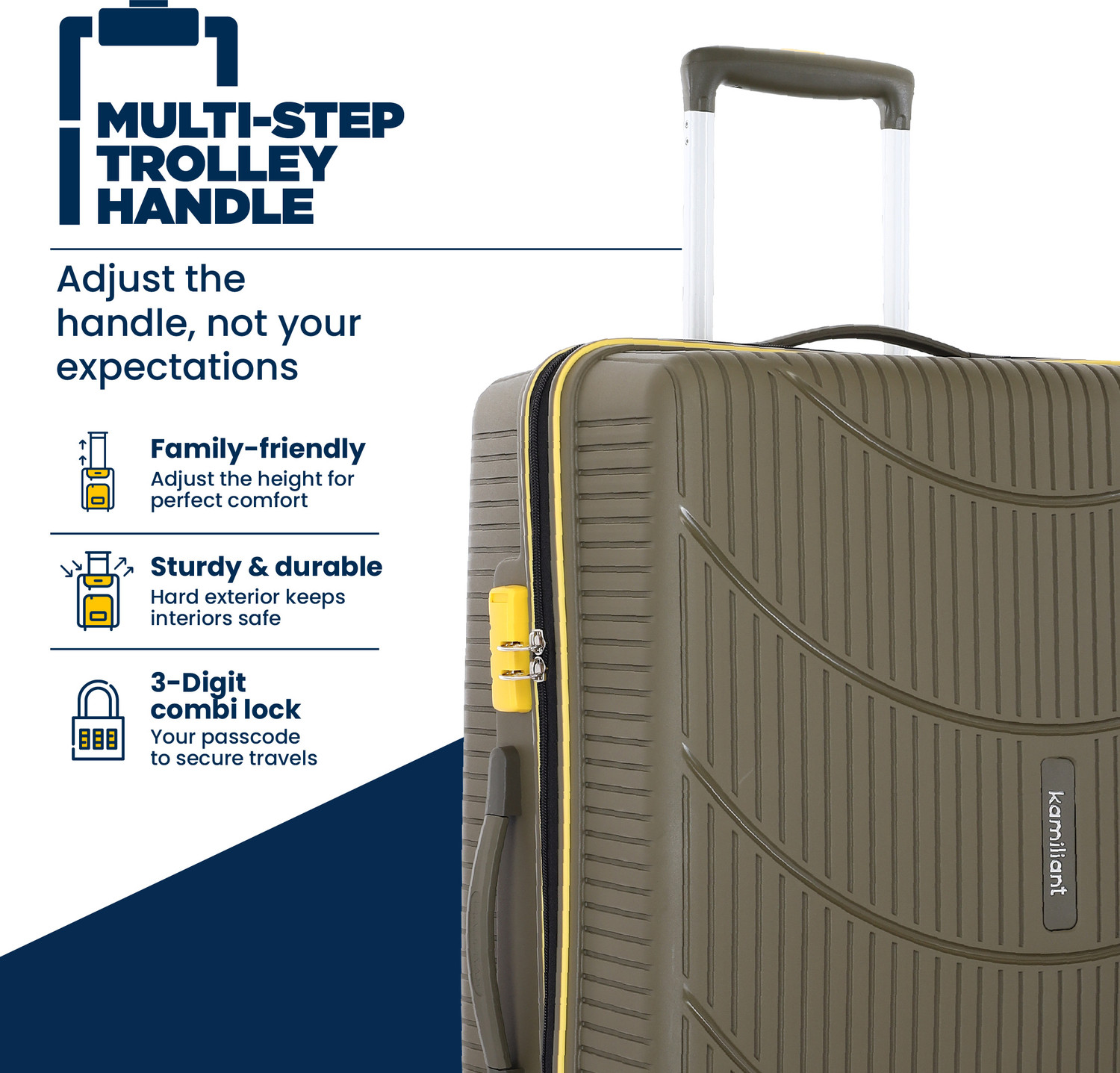 Image of Kamiliant by American Tourister PERSIST POP Check-in Suitcase 8 Wheels - 30 inches