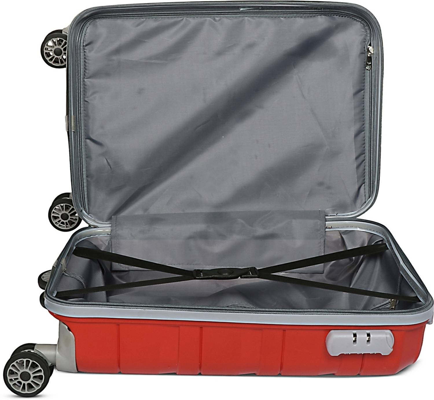 Nkt Jmb 999 20 inch Red Cabin Suitcase 8 Wheels - Image 5
