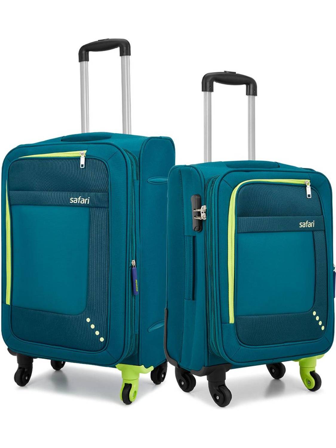 SAFARI STAR 55/65 4W TEAL Expandable Cabin & Check-in Set 4 Wheels - 30 Inches