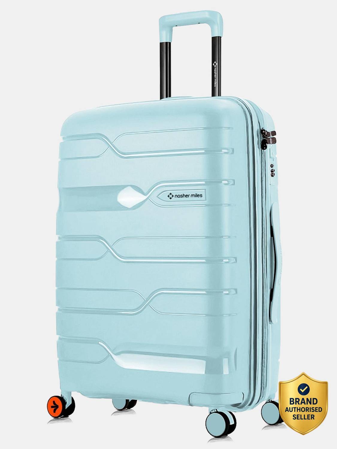 NASHER MILES Paris Polypropylene 28 inch Hard-Sided Spinner Trolley Bag for Travel & Business Check-in Suitcase 8 Wheels - 28 inch