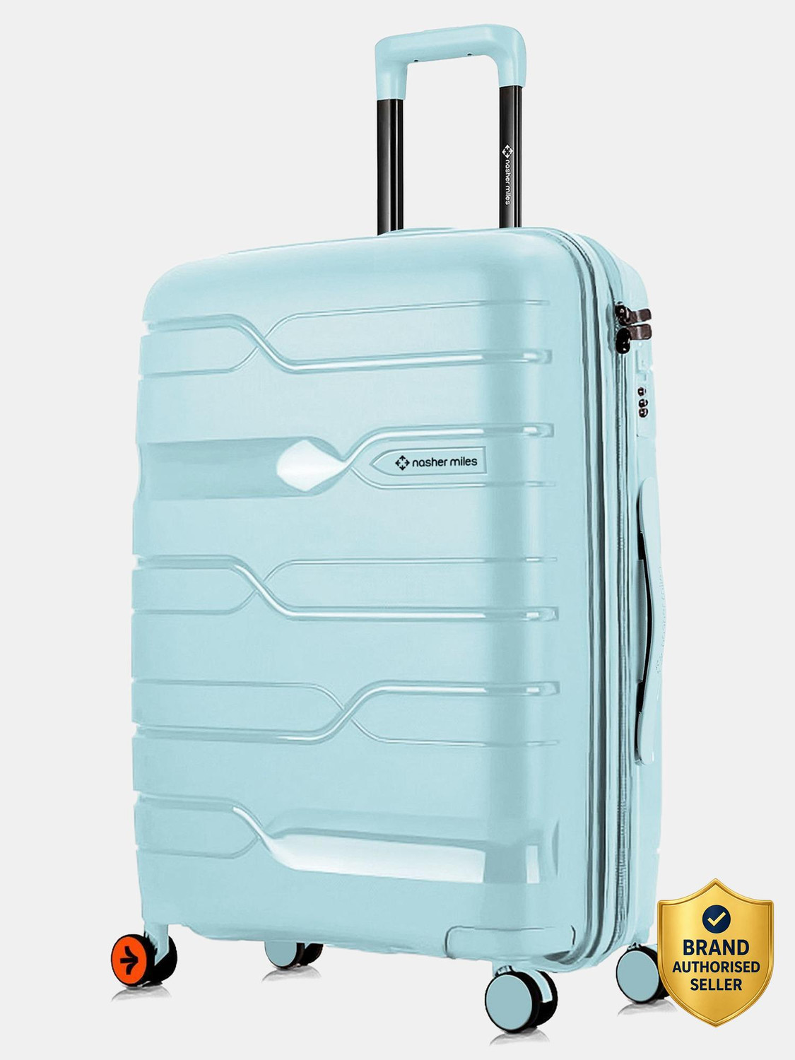 Image of NASHER MILES Paris Polypropylene 28 inch Hard-Sided Spinner Trolley Bag for Travel & Business Check-in Suitcase 8 Wheels - 28 inch
