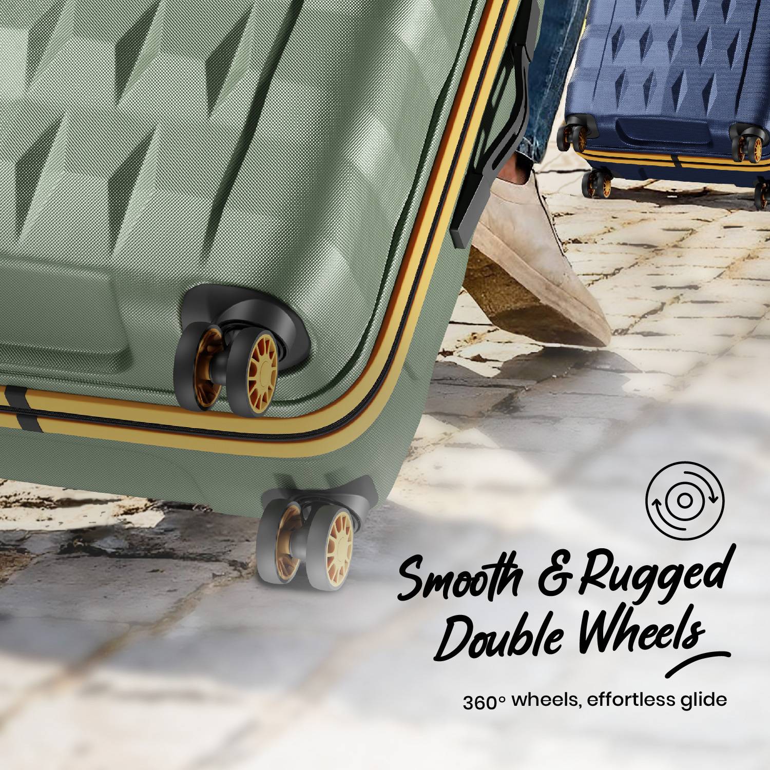 ARISTOCRAT Comet 76cm 8-Wheel Suitcase - Image 2