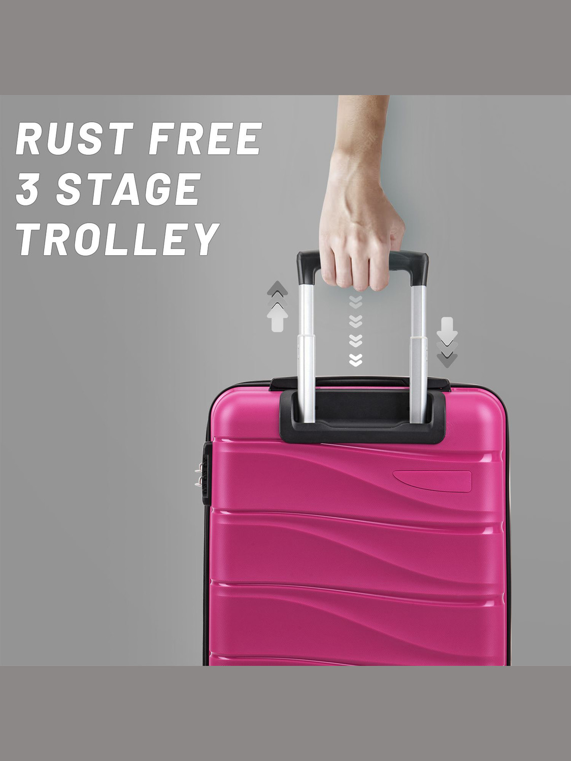 Image of ARISTOCRAT Olympus 55 - Hardbody Trolley Bag Cabin Suitcase 8 Wheels - 22 Inch