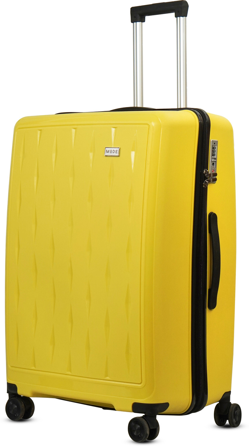 Image of Mode CITRUS | Polypropylene, Easy Drag, Double-Zipper, TSA Lock, 3-Yr Warranty Check-in Suitcase 8 Wheels - 28 inch