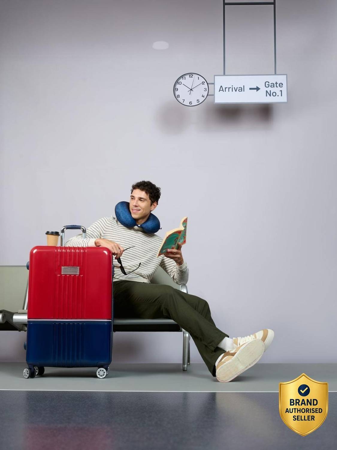 Tommy Hilfiger Twins Pro 30 Inch 8 Wheel Suitcase - Image 1