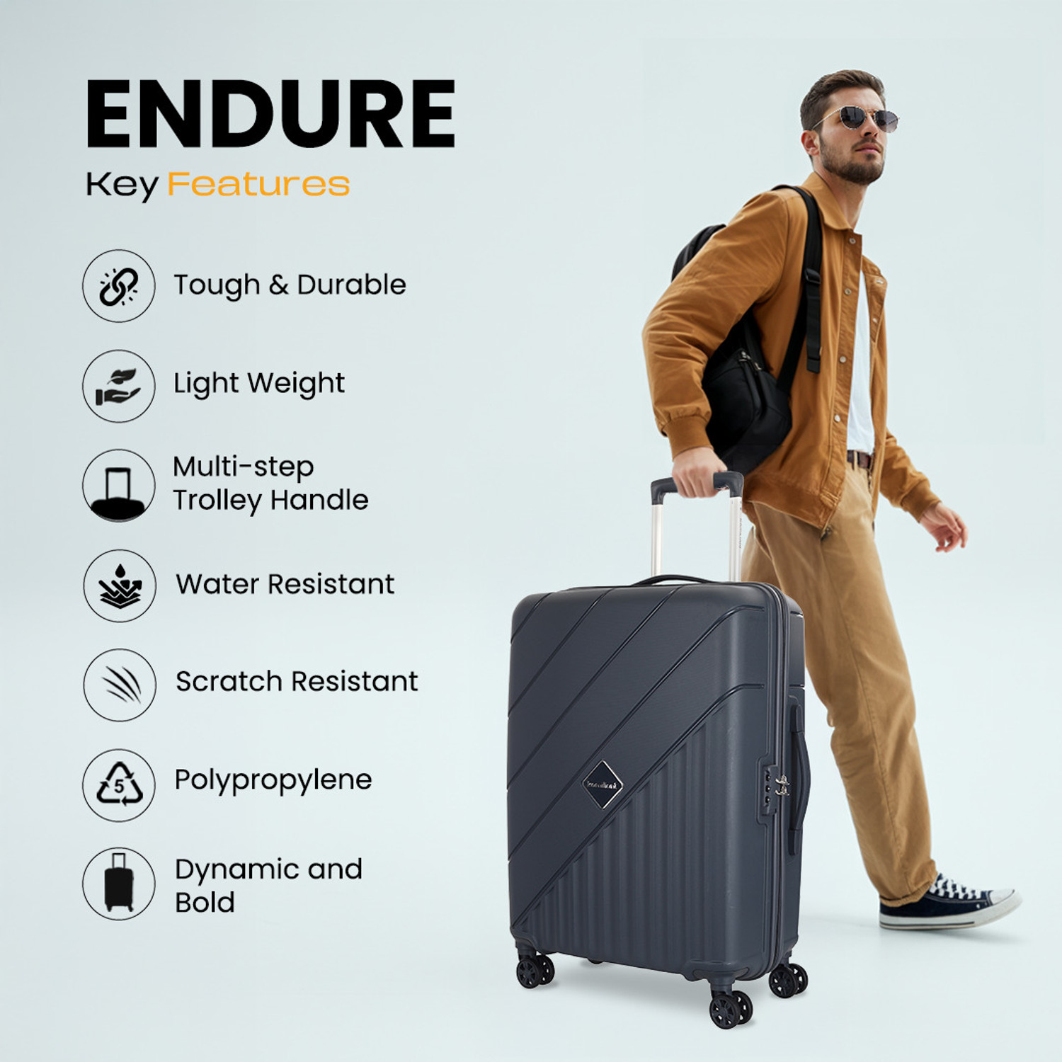 Kamiliant by American Tourister Combination Lock-Endure Expandable ...
