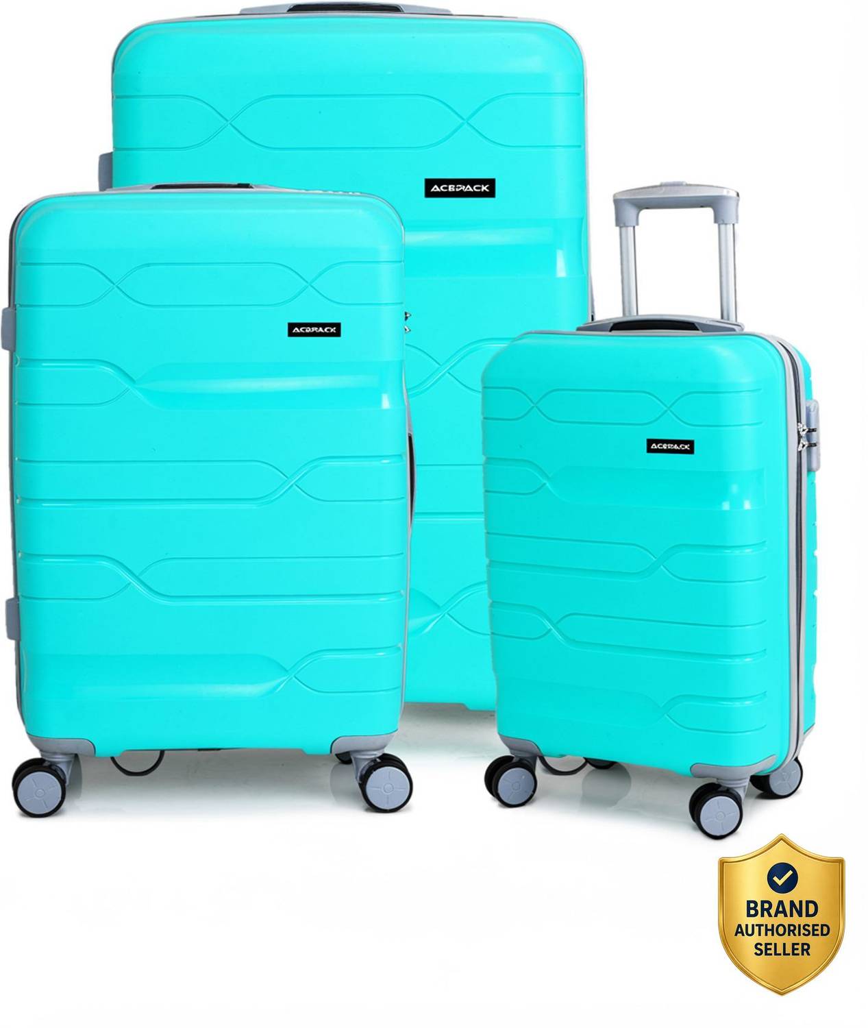ACEPACK by VERAGE Jupiter 3 (Small 57cm| Medium 67cm| Large 78cm) Cabin & Check-in Set 8 Wheels - 28 Inch