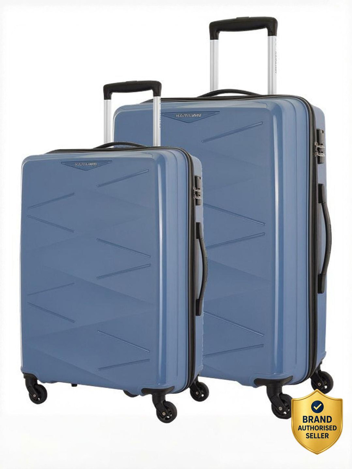 Image of Kamiliant by American Tourister (Small 55 Cm | Medium 68 Cm)Combination Lock-Triprism Cabin & Check-in Set 4 Wheels - 30 inches