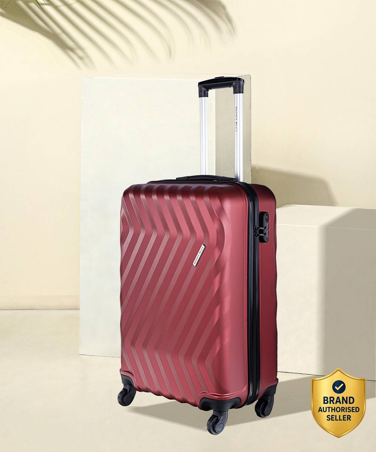 NASHER MILES Small Cabin Suitcase (51 cm) 4 Wheels - Lombard 20 -...mo