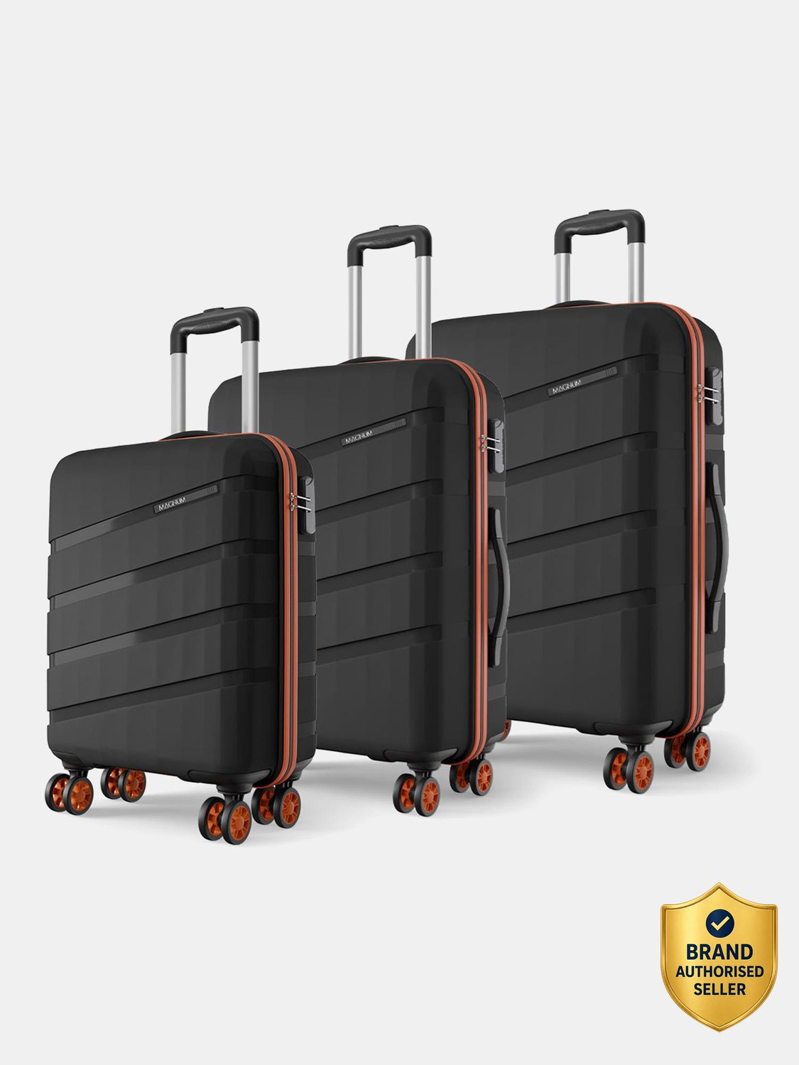 Image of Safari Magnum Evolix 3P set 4W Cabin & Check-in Set 8 Wheels - 30 Inches