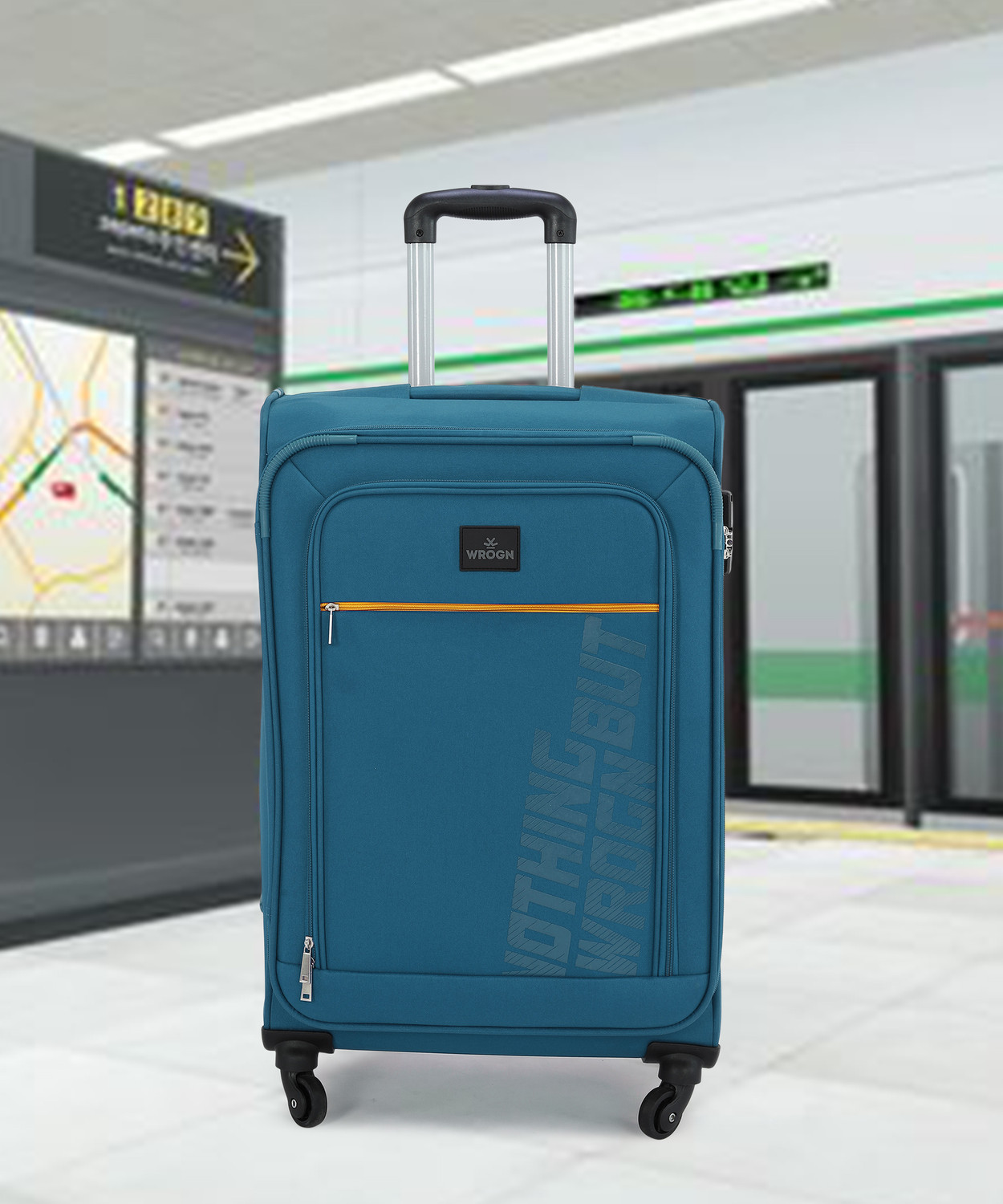 Image of WROGN Popzy Check-in Suitcase 8 Wheels - 26 Inch