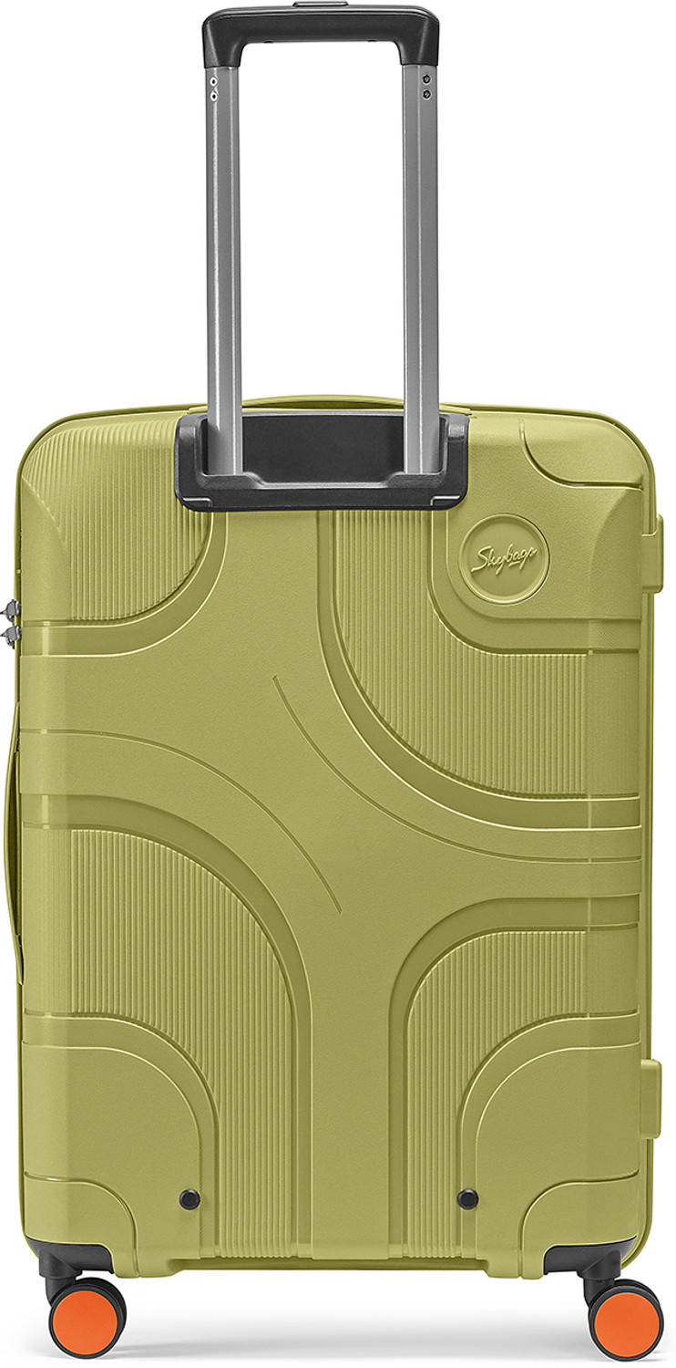 Image of SKYBAGS Cubism Check-in Trolley Bag | Medium Hard Luggage with Combination Lock Check-in Suitcase 8 Wheels - 26 Inch