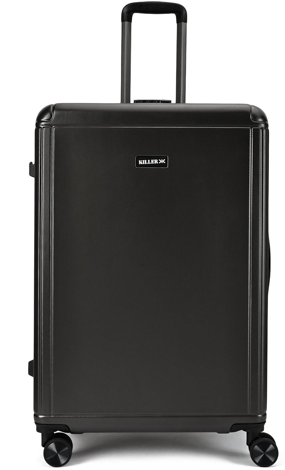 Image of KILLER Box-Light-Weight & Durable Polycarbonate Dark Grey-Hard Luggage Check-in Suitcase 8 Wheels - 28 Inch