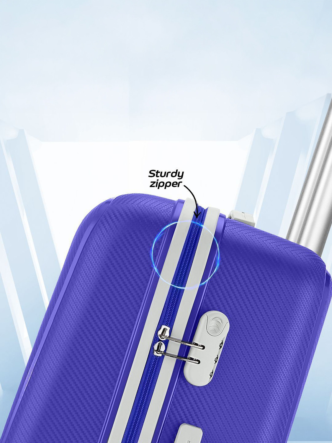 Image of ARISTOCRAT Photon of 2 (Small 55cm | Medium 64cm) - Trolley Bag Cabin & Check-in Set 4 Wheels - 27 inch