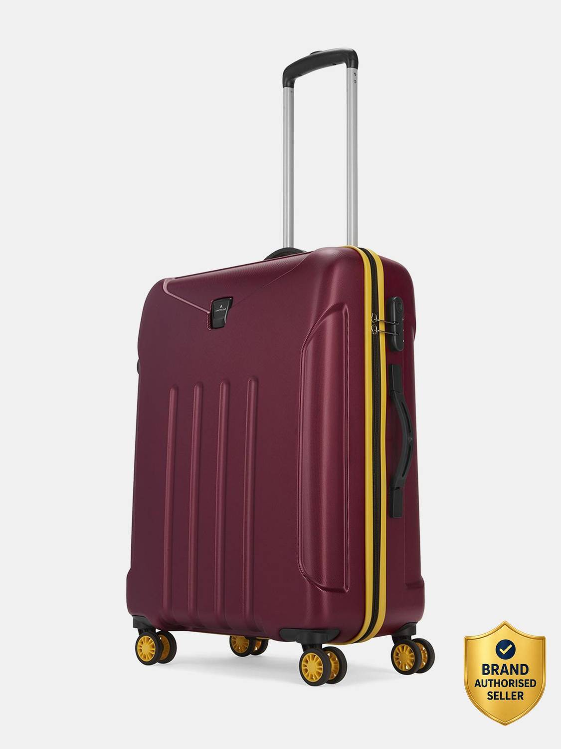 ARISTOCRAT Falcon Pro Polycarbonate | Trolley Bag With Combination Lock Check-in Suitcase 8 Wheels - 26 Inch