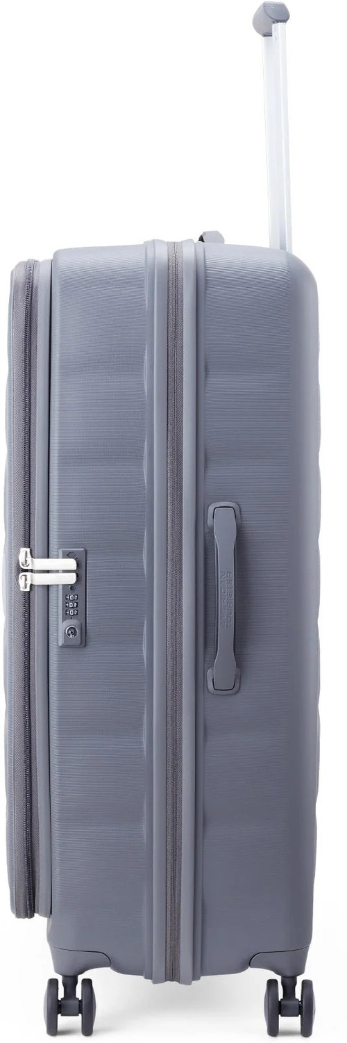 Image of AMERICAN TOURISTER Premium front open expandable Suitcase trolley bag with 8 Wheels, TSA lock Expandable Check-in Suitcase 8 Wheels - 31 inch