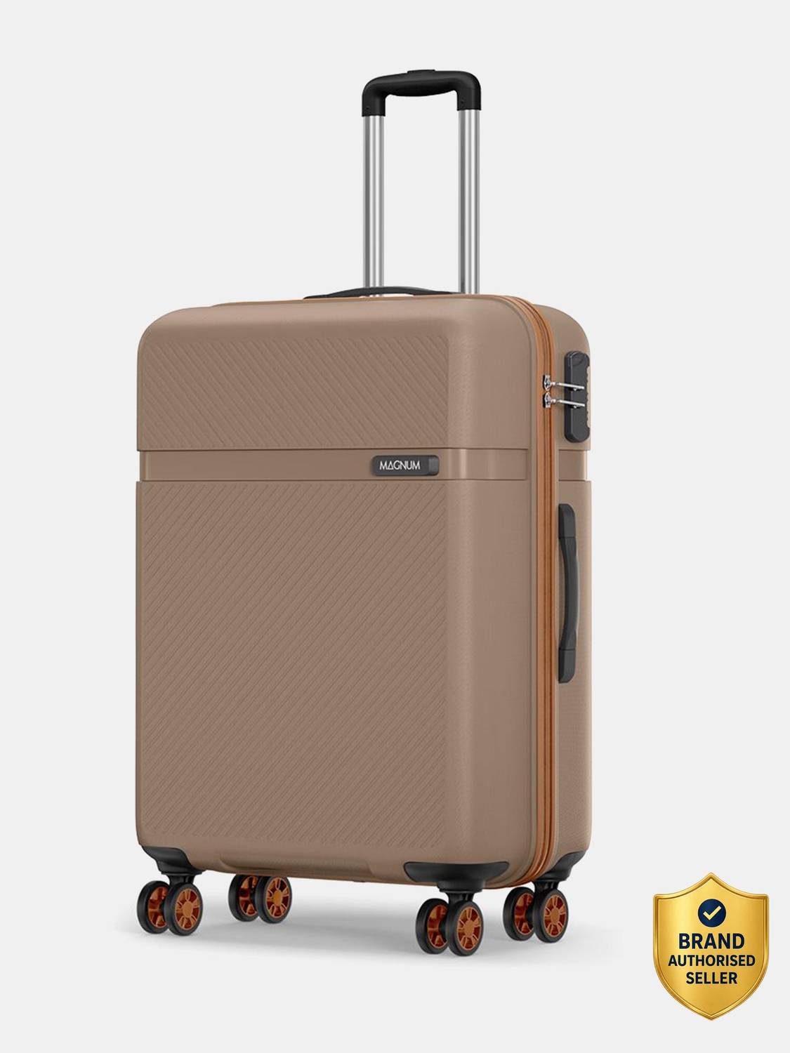 油彩　馬 F10 SAFARI Fury 66 4W Fossil Check-in Suitcase 8 Wheels - 26 Inches