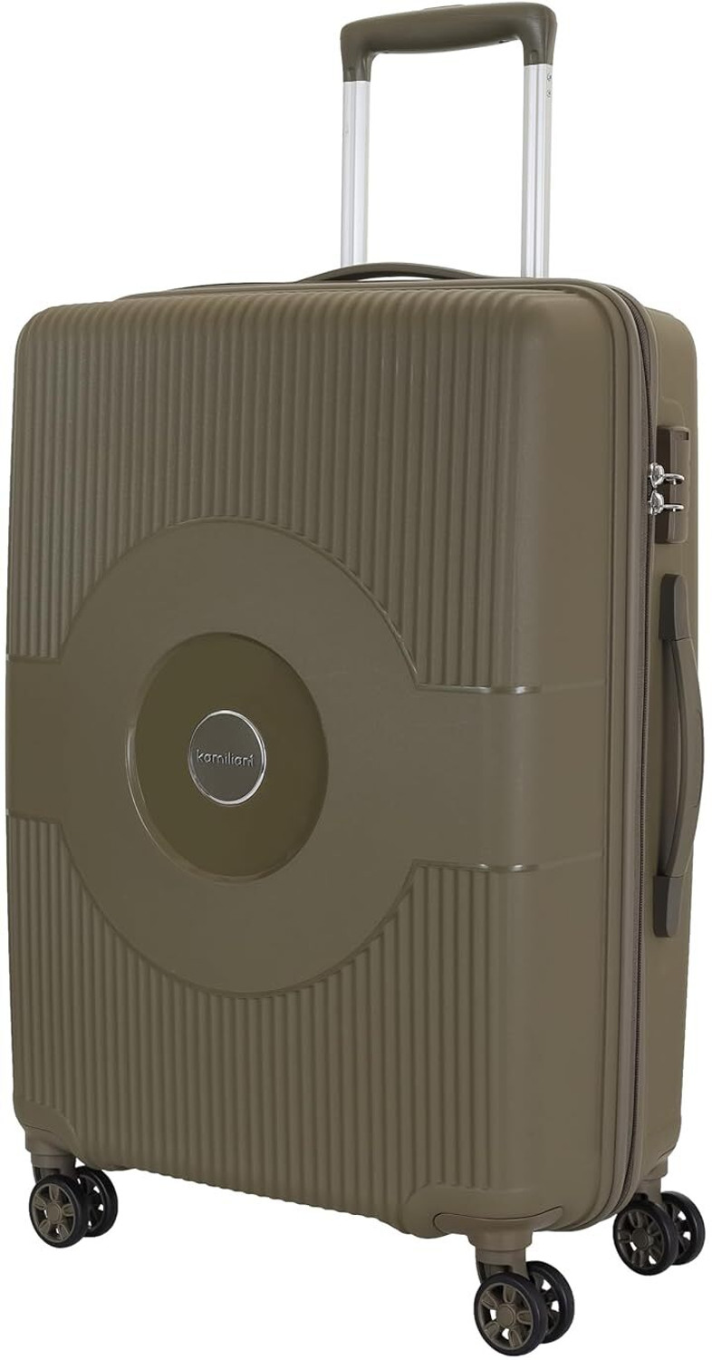 Image of KAMILIANT Suitcase trolley bag with 8 wheeler,number lock & 3 yrs international warranty Cabin Suitcase 8 Wheels - 22 inch