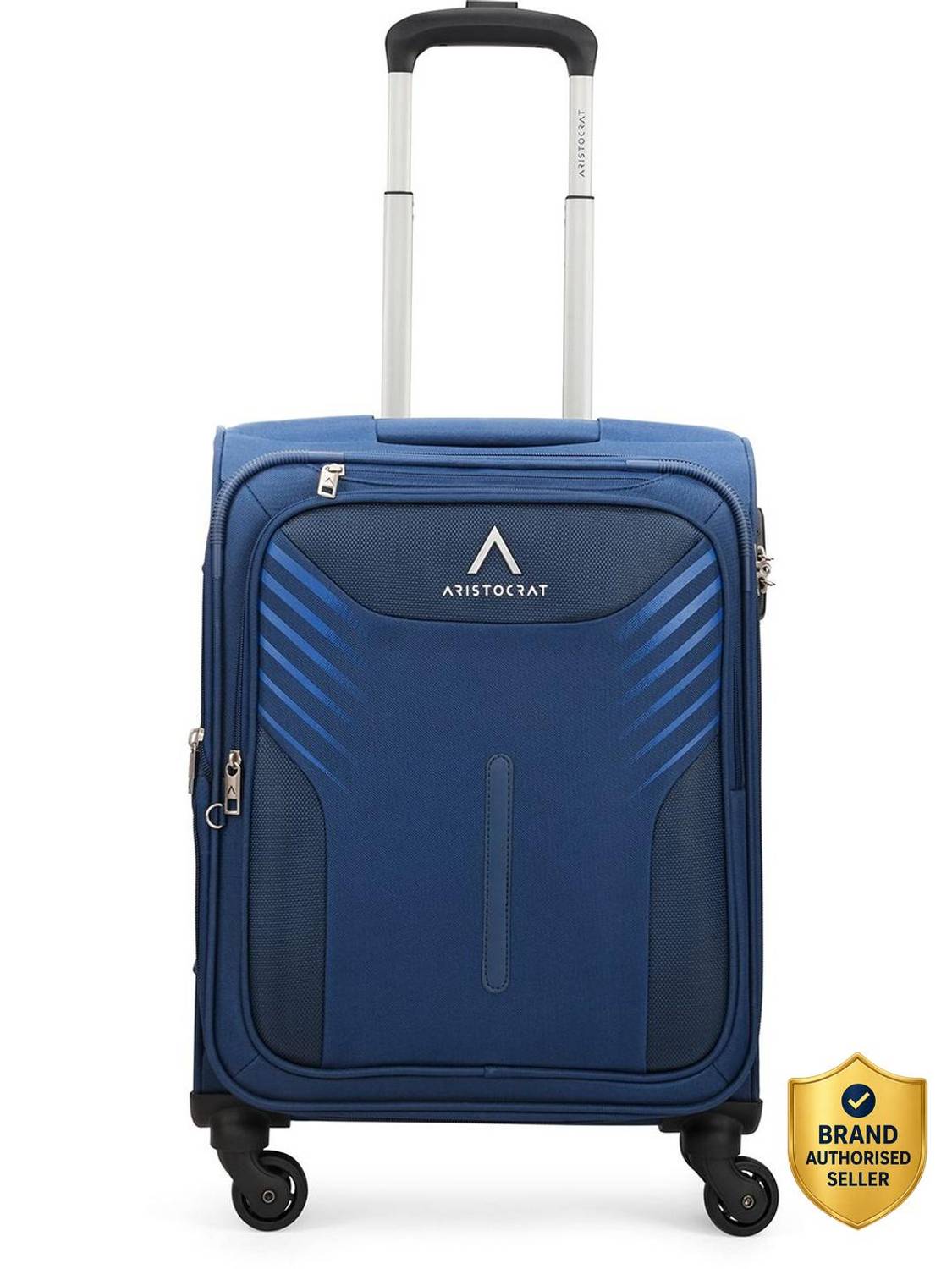 ARISTOCRAT MARK 4W STR CB (H) DARK BLUE Cabin Suitcase 4 Wheels - 22 inch
