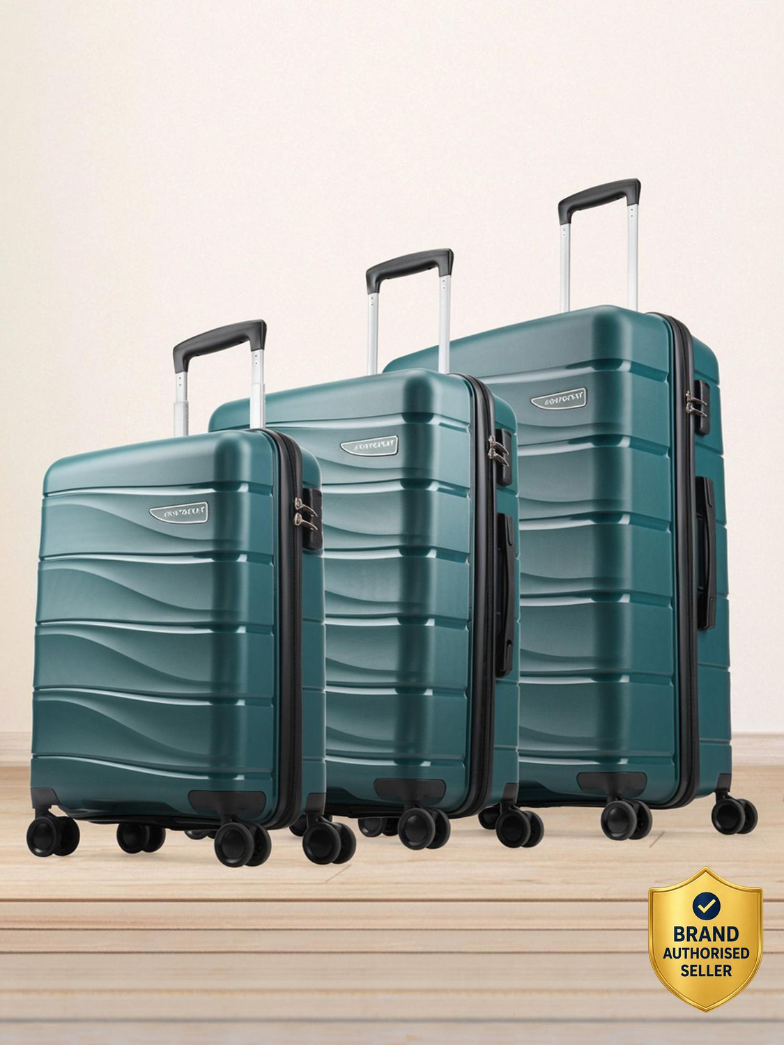 Image of ARISTOCRAT Olympus 3 (Small 55cm | Medium 66cm | Large 77cm) - Trolley Bag Cabin & Check-in Set 8 Wheels - 30 Inch