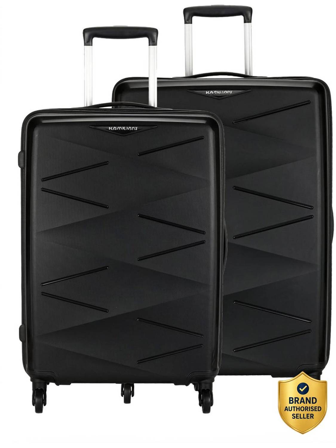 Kamiliant by American Tourister (Small 55 Cm | Medium 68 Cm)Combination Lock-Triprism Cabin & Check-in Set 4 Wheels - 27 inch