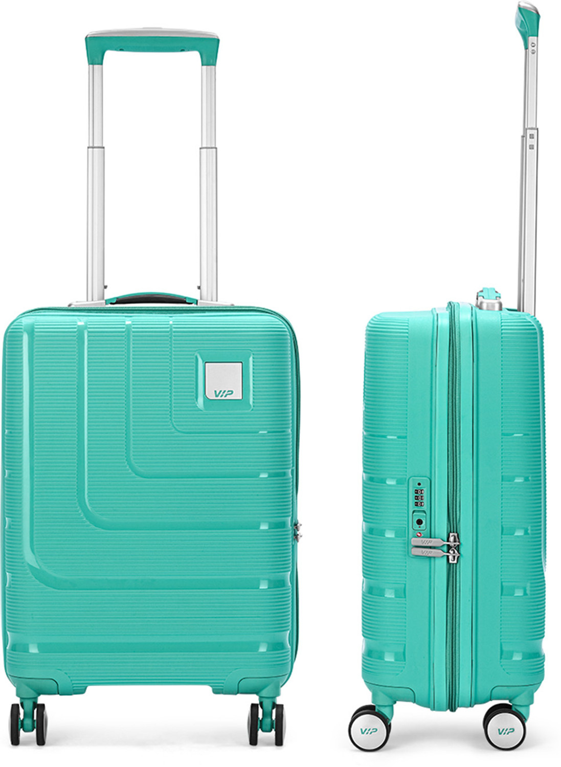 Image of VIP Lexus Cabin 360 - 55 cm Small 8 Wheels Trolley Bag | Hard Luggage (Atlantis) Cabin Suitcase 8 Wheels - 22 inch